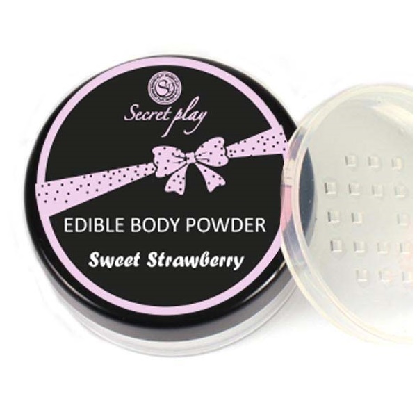 SECRET PLAY Sweet Strawberry Edible Body Powder - Image 3