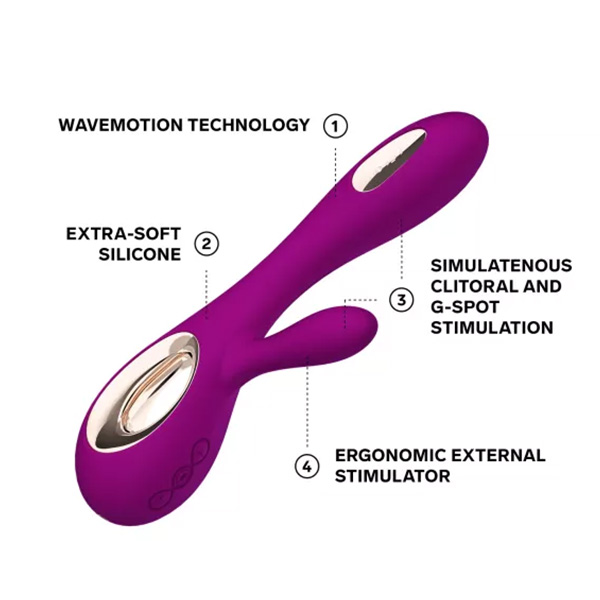 Lelo SORAYA WAVE Luxurious Rabbit Massager 4 Lelo SORAYA WAVE Luxurious Rabbit Massager - Image 4