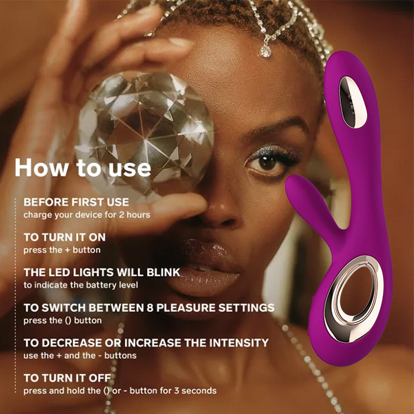 Lelo SORAYA WAVE Luxurious Rabbit Massager 3 Lelo SORAYA WAVE Luxurious Rabbit Massager - Image 3