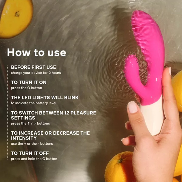 Lelo INA Wave 2 Rabbit Vibrator - Image 5