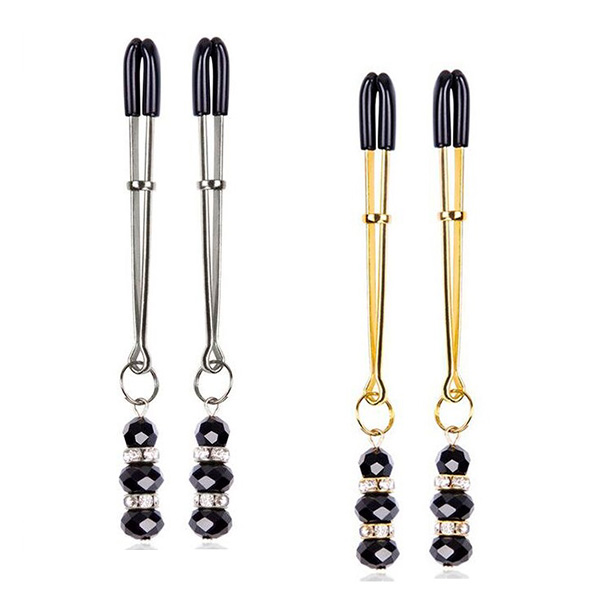 OHMAMA Nipple Clamps with Jewel Pendant