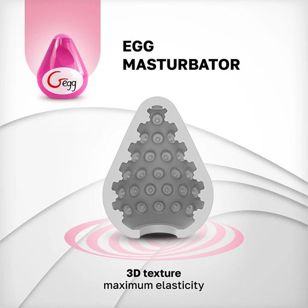 Gvibe Gegg Textured Reusable Masturbator Egg - Image 5