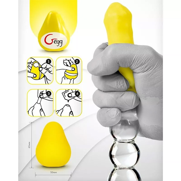 Gvibe Gegg Textured Reusable Masturbator Egg - Image 10