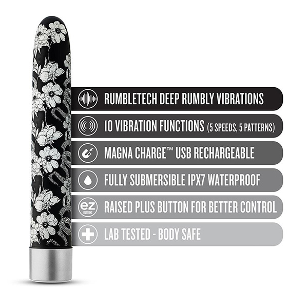 Eden 7 Inch Rechargeable Slim Vibe - Image 4