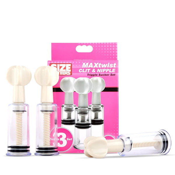 MAXtwist CLIT AND NIPPLE Tripple Sucker Set 1 MAXtwist CLIT AND NIPPLE Tripple Sucker Set