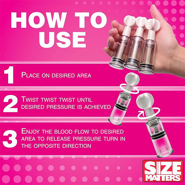 MAXtwist CLIT AND NIPPLE Tripple Sucker Set 5 MAXtwist CLIT AND NIPPLE Tripple Sucker Set - Image 5