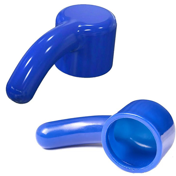 Magic Wand Attachment Curved Blue 2 Magic Wand Attachment Curved Blue - Image 2