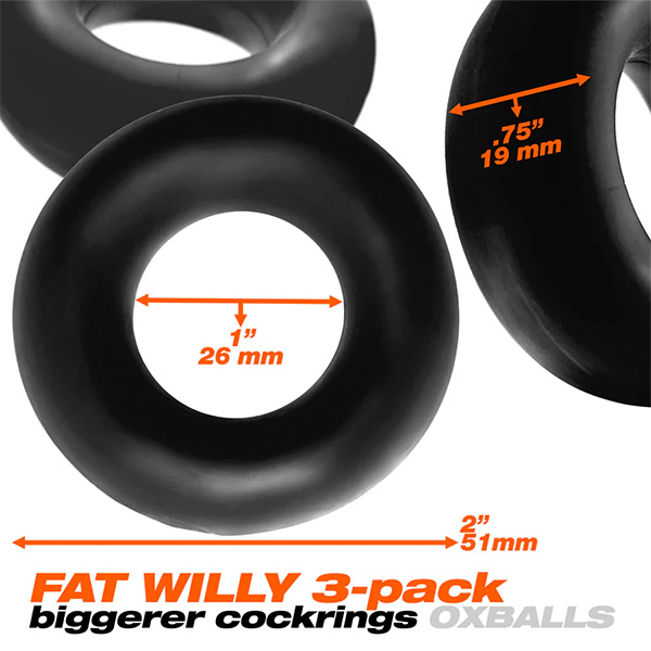 OXBALLS Fat Willy C-Rings 3 Pack - Image 6