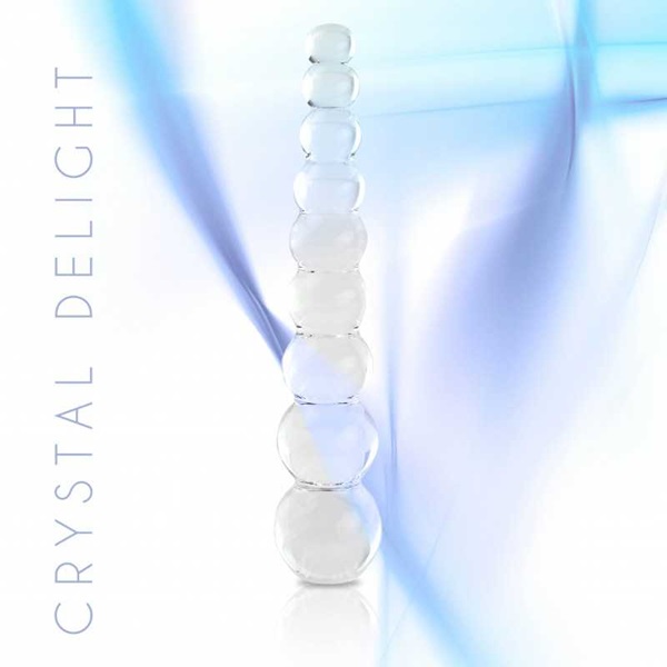 FeelzToys Glazzz Glass Dildo - Crystal Delight