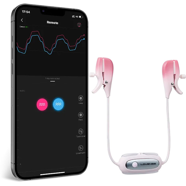 Lovense GEMINI App-Controlled Vibrating Nipple Clamps - Image 2