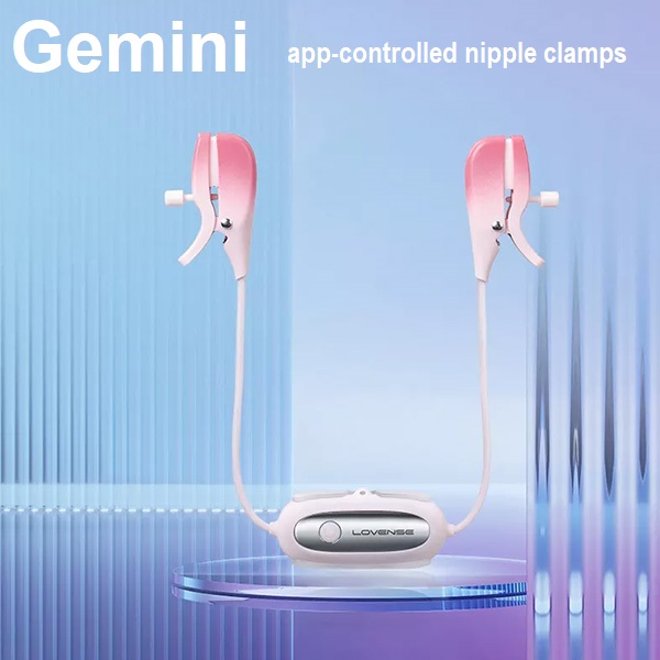 Lovense GEMINI App-Controlled Vibrating Nipple Clamps