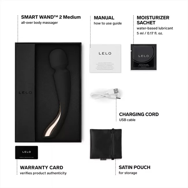 Lelo SMART WAND 2 All-Over Body Massager MEDIUM 6 Lelo SMART WAND 2 All-Over Body Massager MEDIUM - Image 6