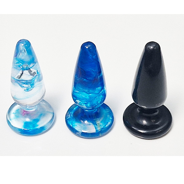 Acrylic 8cm Point Anal Butt Plug