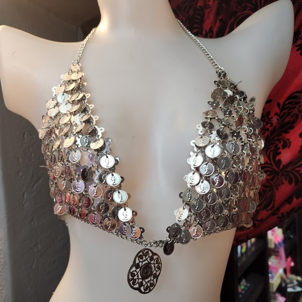 Belly Dancing Coin Bra
