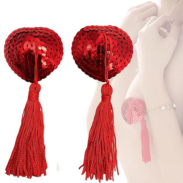 Burlesque Nipple Caps with Tassels